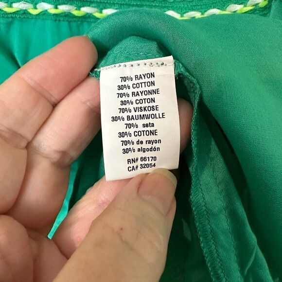 Anthropologie Blink London Sunshine Peasant Top Blouse Size Medium - Picture 9 of 16